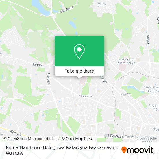 Firma Handlowo Usługowa Katarzyna Iwaszkiewicz map