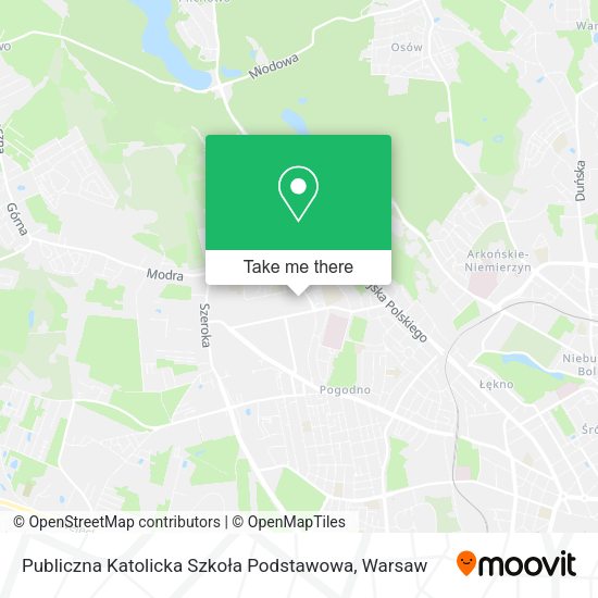 Карта Publiczna Katolicka Szkoła Podstawowa