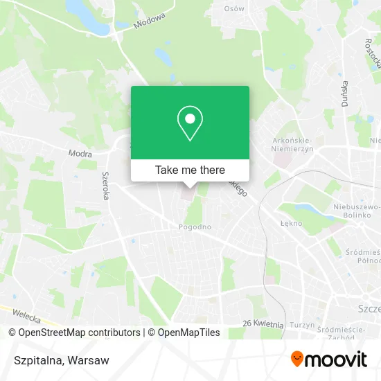 Szpitalna map