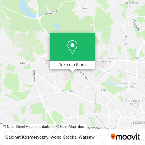 Gabinet Kosmetyczny Iwona Gracka map