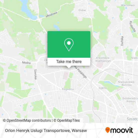 Карта Orlon Henryk Usługi Transportowe
