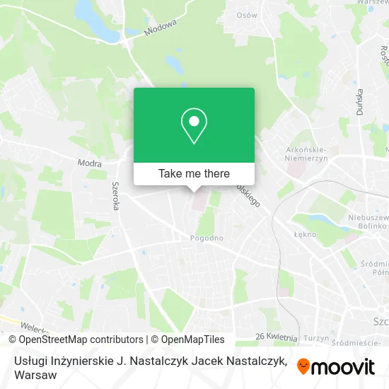 Карта Usługi Inżynierskie J. Nastalczyk Jacek Nastalczyk