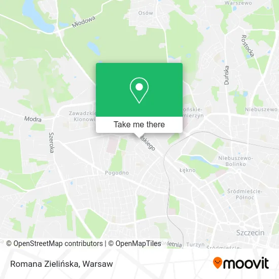 Romana Zielińska map