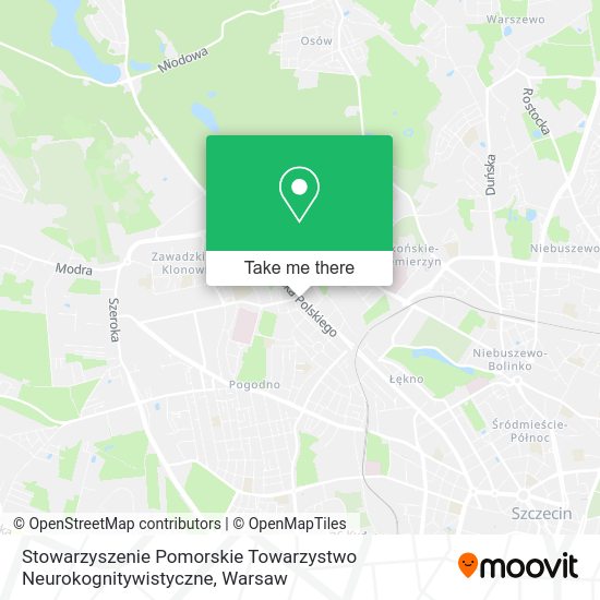 Карта Stowarzyszenie Pomorskie Towarzystwo Neurokognitywistyczne