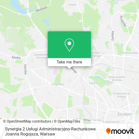 Synergia 2 Usługi Administracyjno-Rachunkowe Joanna Rogojsza map