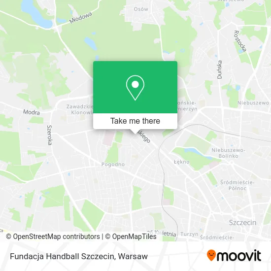 Fundacja Handball Szczecin map