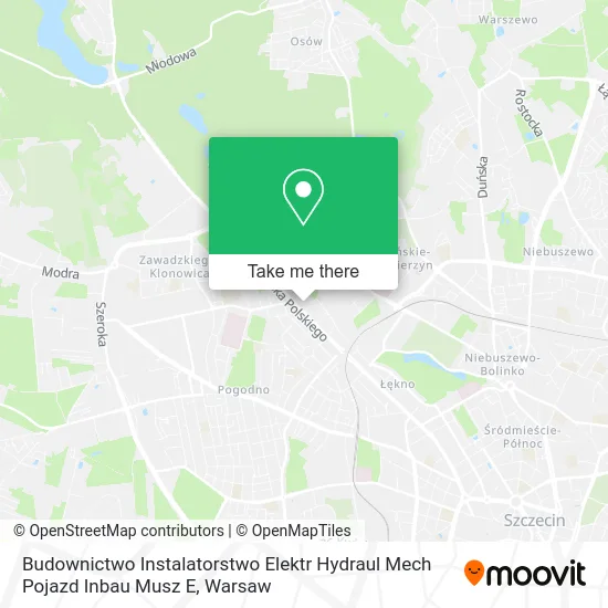 Карта Budownictwo Instalatorstwo Elektr Hydraul Mech Pojazd Inbau Musz E