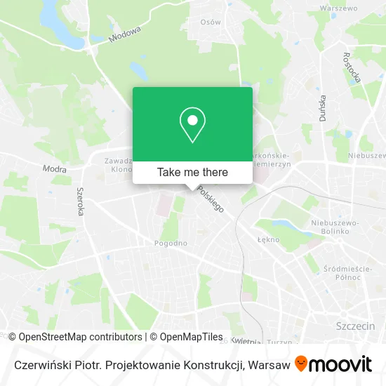 Карта Czerwiński Piotr. Projektowanie Konstrukcji