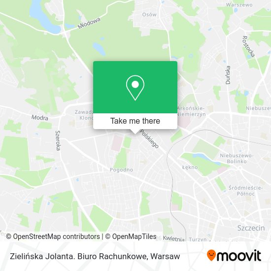 Zielińska Jolanta. Biuro Rachunkowe map