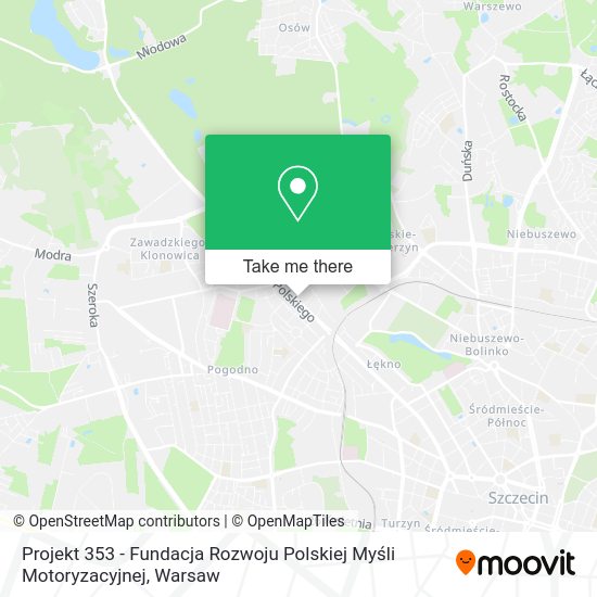 Карта Projekt 353 - Fundacja Rozwoju Polskiej Myśli Motoryzacyjnej