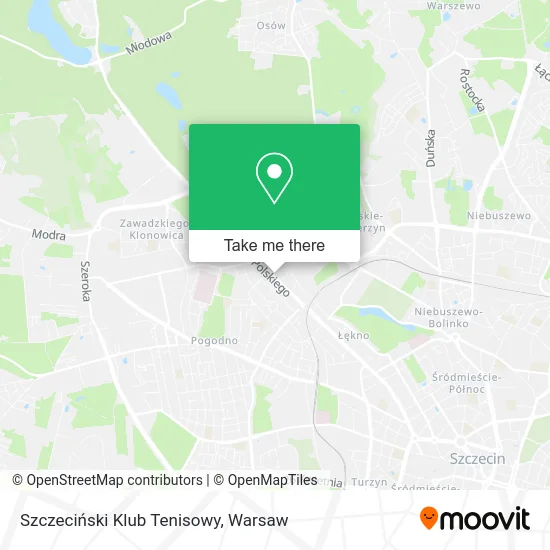 Szczeciński Klub Tenisowy map