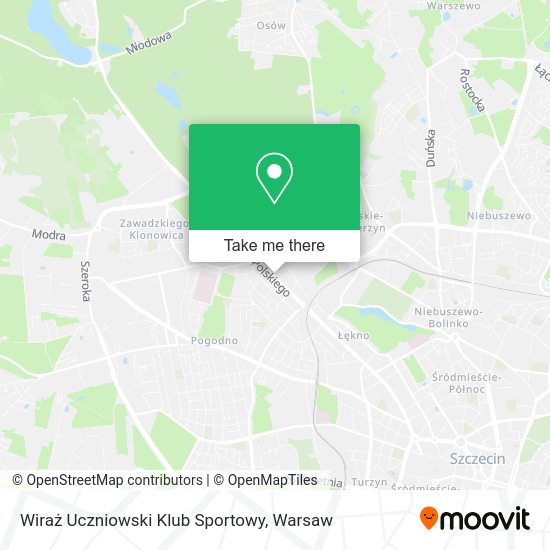 Wiraż Uczniowski Klub Sportowy map