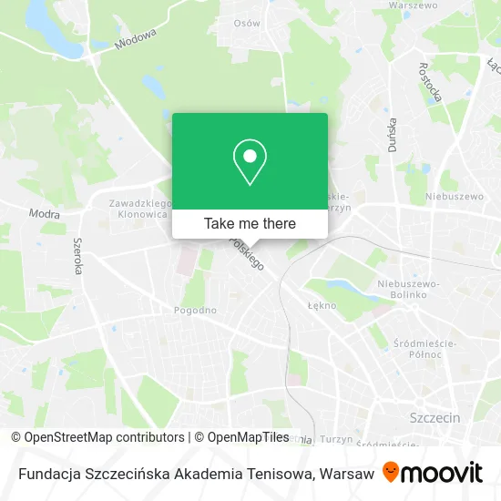 Fundacja Szczecińska Akademia Tenisowa map