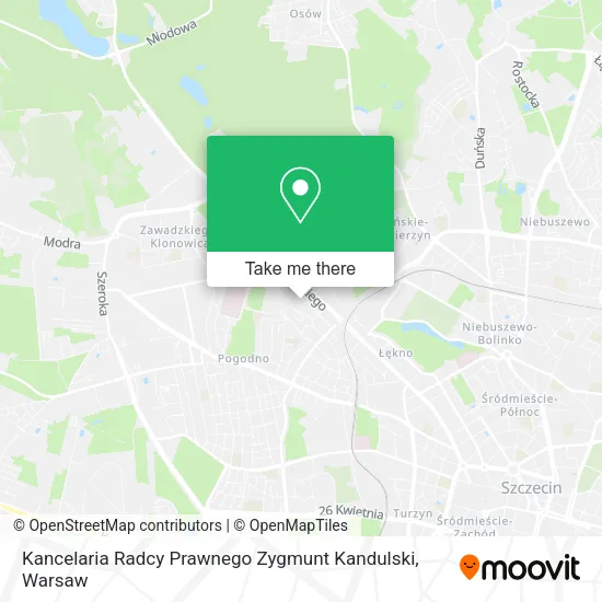 Kancelaria Radcy Prawnego Zygmunt Kandulski map