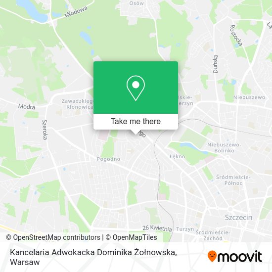 Карта Kancelaria Adwokacka Dominika Żołnowska