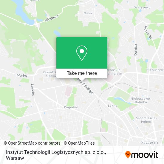 Карта Instytut Technologii Logistycznych sp. z o.o.