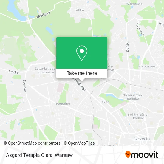 Asgard Terapia Ciała map