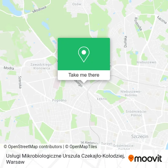Usługi Mikrobiologiczne Urszula Czekajło-Kołodziej map