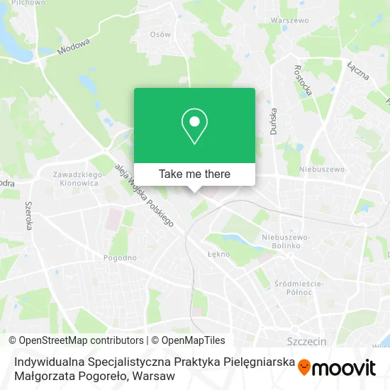 Indywidualna Specjalistyczna Praktyka Pielęgniarska Małgorzata Pogoreło map