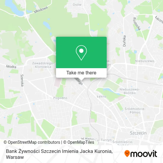 Bank Żywności Szczecin Imienia Jacka Kuronia map