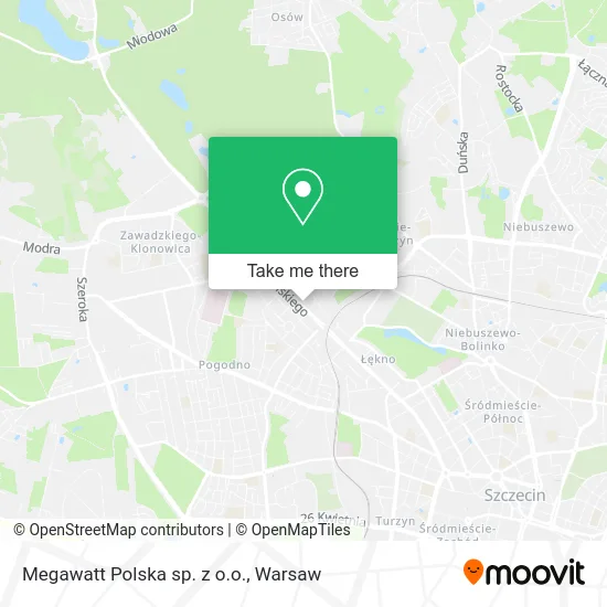 Megawatt Polska sp. z o.o. map