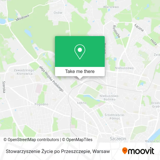 Stowarzyszenie Życie po Przeszczepie map