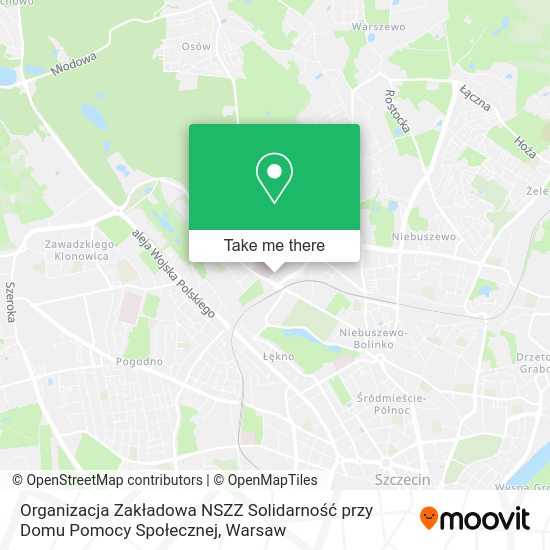 Organizacja Zakładowa NSZZ Solidarność przy Domu Pomocy Społecznej map