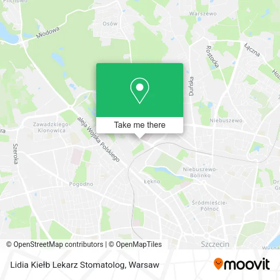 Lidia Kiełb Lekarz Stomatolog map
