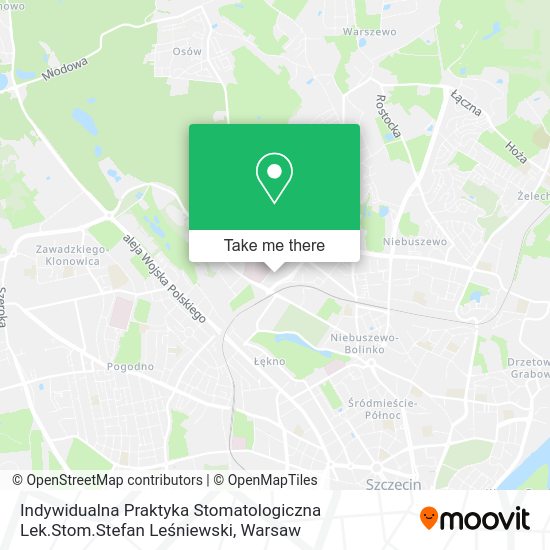 Indywidualna Praktyka Stomatologiczna Lek.Stom.Stefan Leśniewski map