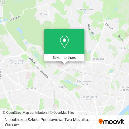 Карта Niepubiczna Szkoła Podstawowa Twp Mozaika