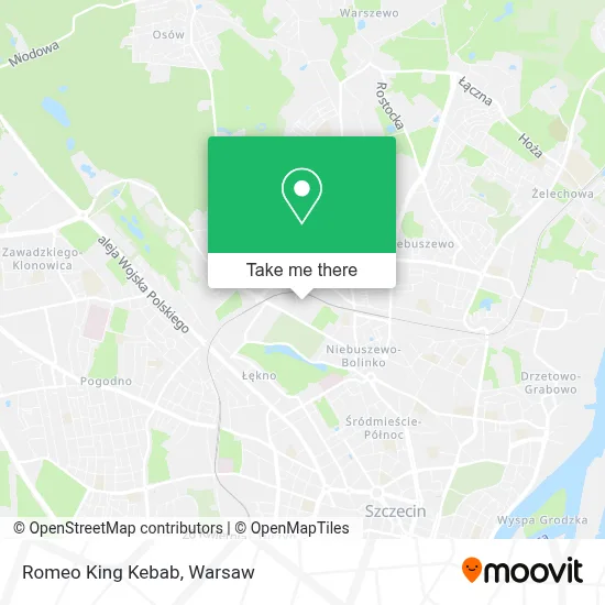 Romeo King Kebab map