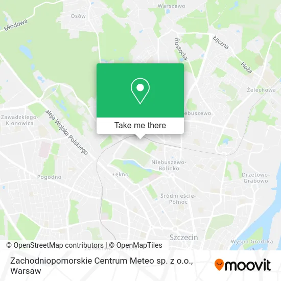 Карта Zachodniopomorskie Centrum Meteo sp. z o.o.
