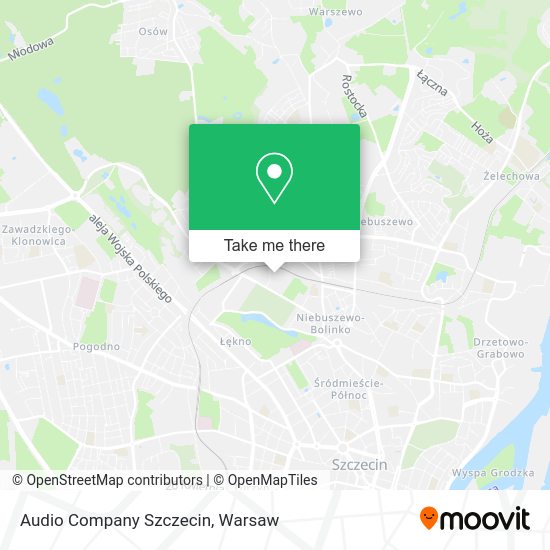 Audio Company Szczecin map