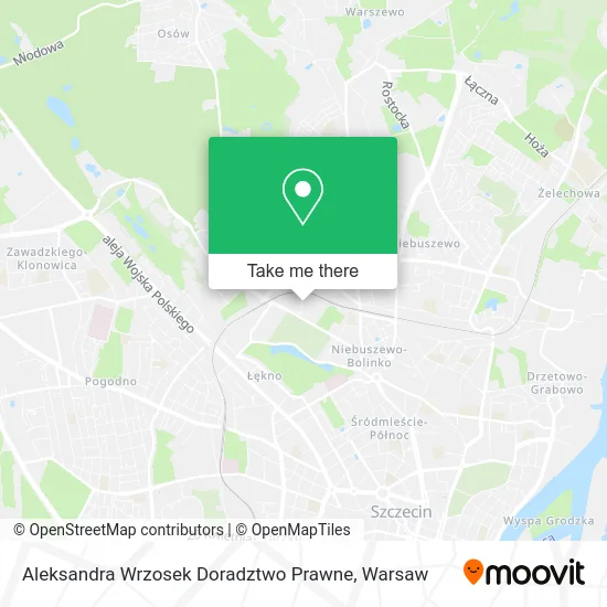 Aleksandra Wrzosek Doradztwo Prawne map
