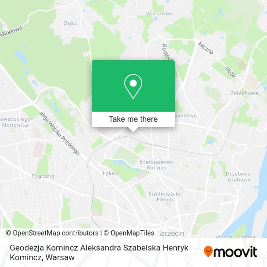 Geodezja Komincz Aleksandra Szabelska Henryk Komincz map