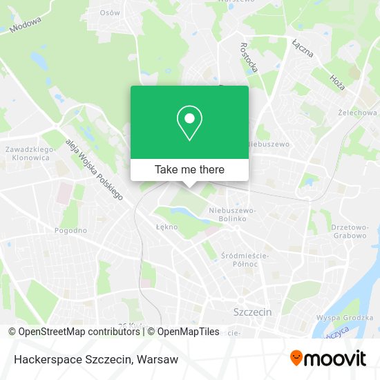 Hackerspace Szczecin map