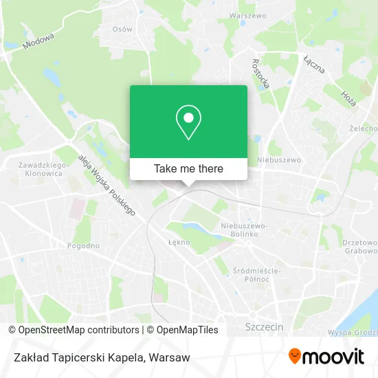Карта Zakład Tapicerski Kapela