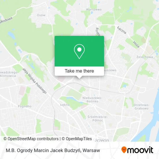 M.B. Ogrody Marcin Jacek Budzyń map