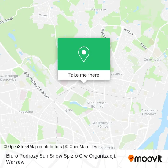 Biuro Podrozy Sun Snow Sp z o O w Organizacji map
