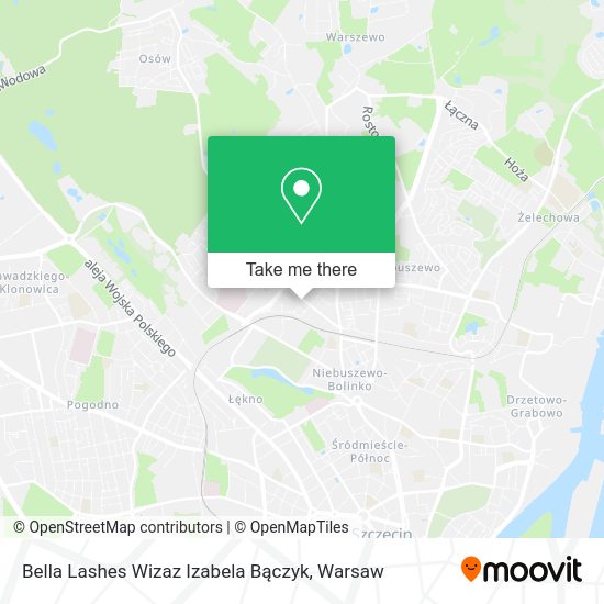 Bella Lashes Wizaz Izabela Bączyk map