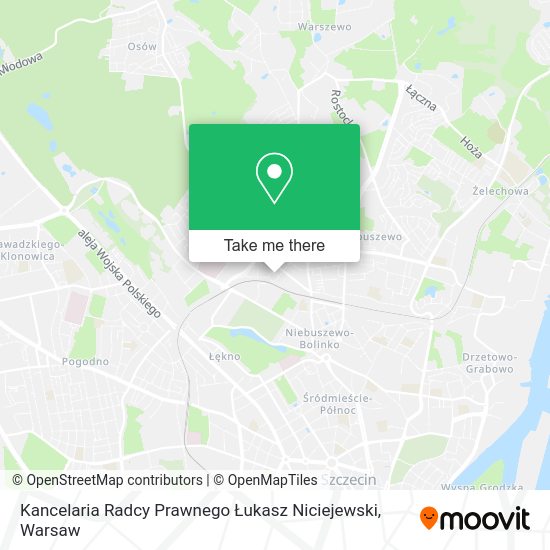 Kancelaria Radcy Prawnego Łukasz Niciejewski map