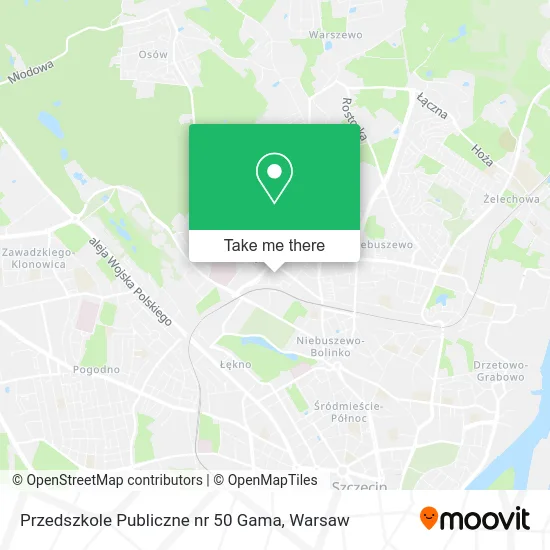Przedszkole Publiczne nr 50 Gama map