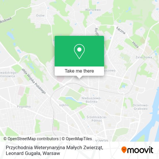 Przychodnia Weterynaryjna Małych Zwierząt, Leonard Gugała map