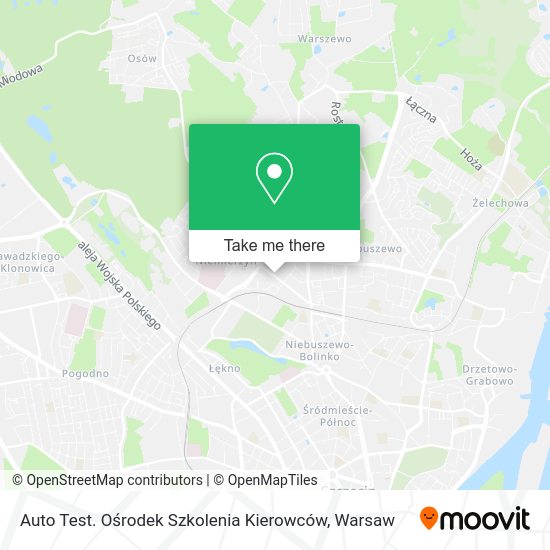 Auto Test. Ośrodek Szkolenia Kierowców map