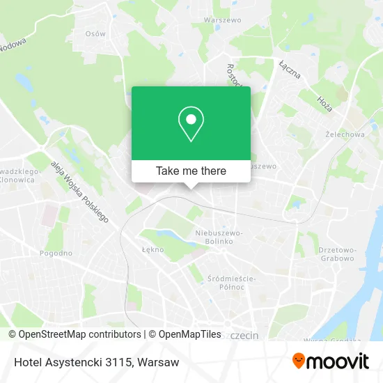 Hotel Asystencki 3115 map