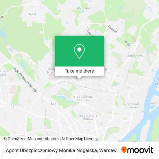 Agent Ubezpieczeniowy Monika Nogalska map