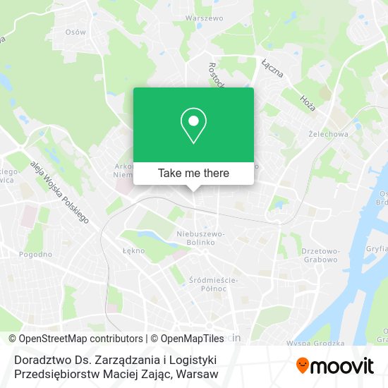 Doradztwo Ds. Zarządzania i Logistyki Przedsiębiorstw Maciej Zając map