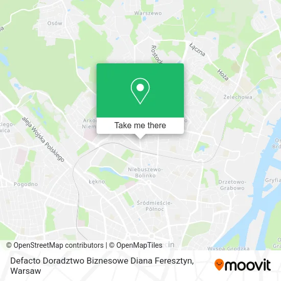 Карта Defacto Doradztwo Biznesowe Diana Feresztyn