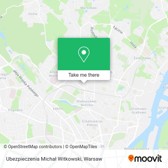 Ubezpieczenia Michał Witkowski map