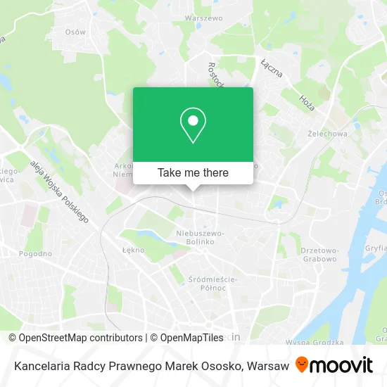 Карта Kancelaria Radcy Prawnego Marek Ososko